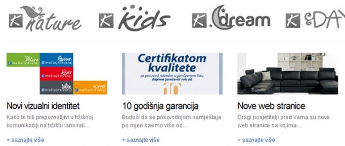 Nove web stranice